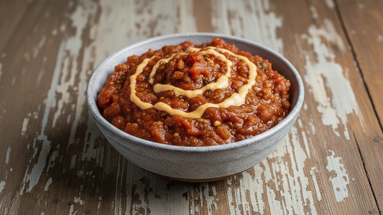 薫製チリ味噌のサルサ